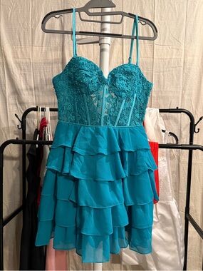 copper sulphate blue dress Dresses | Copper Sulphate Blue Pure Silk Dress